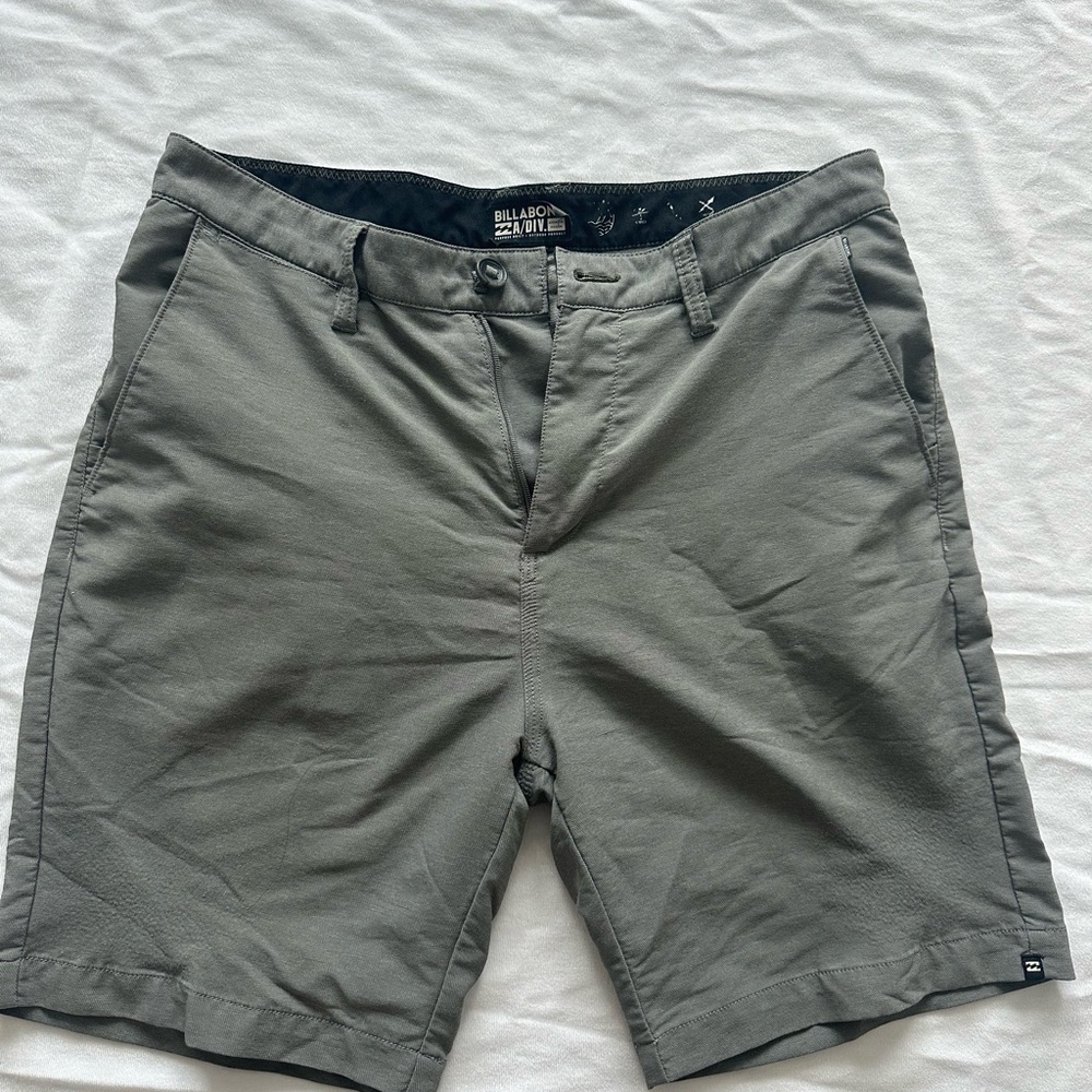 Billabong Men's Charcoal Flat Front Shorts